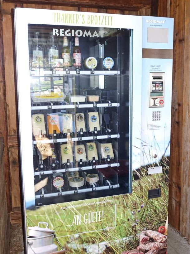 Automat Milchtankstelle Tiefenberg / Ofterschwang